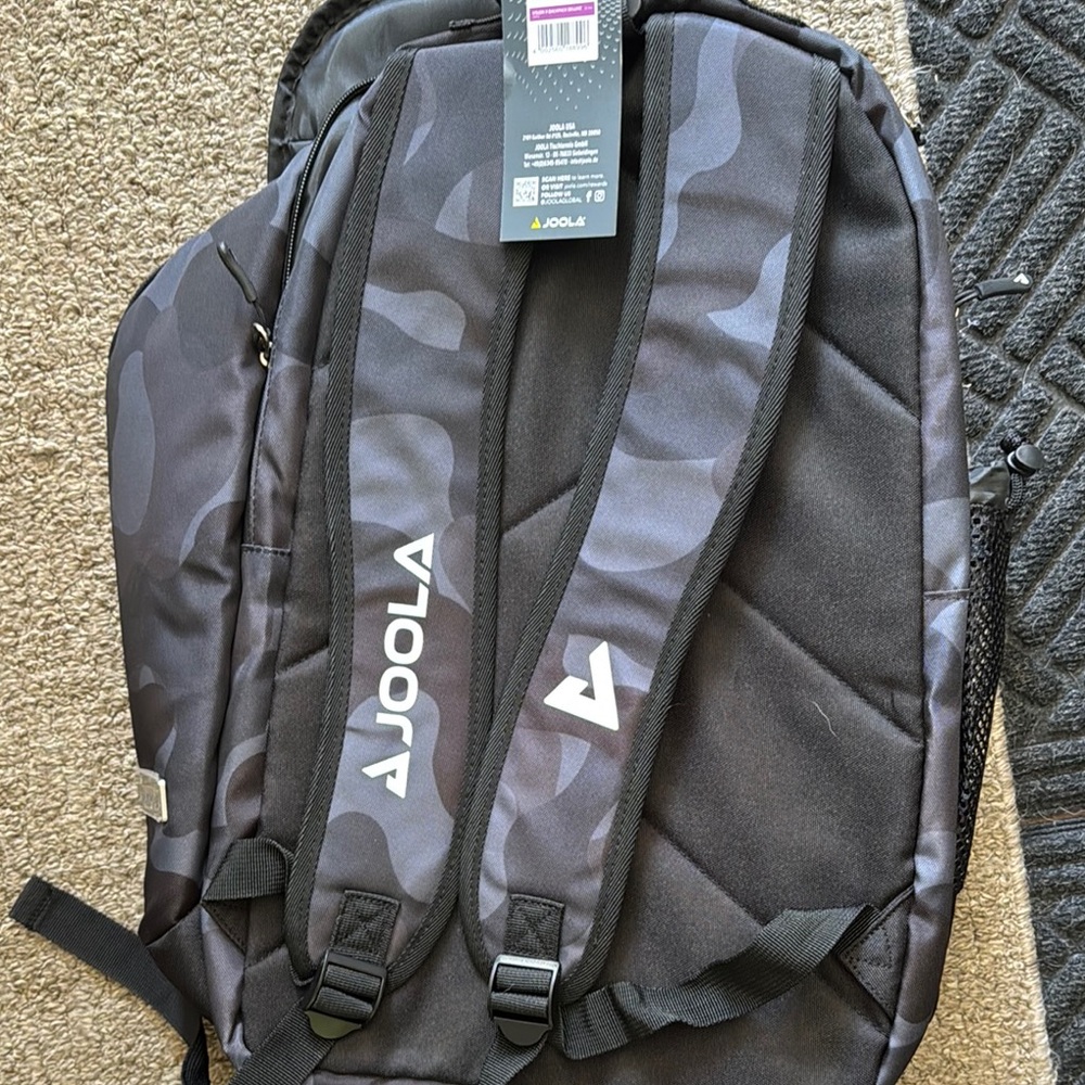 Joola Black Men's Backpack - Picture 3 of 4